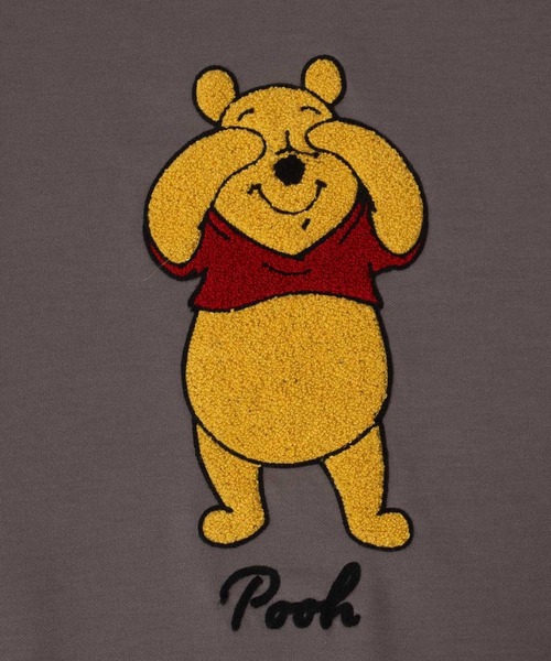 Disney(ディズニー)の「Disney(ディズニー)MICKEYミッキー・くまのプーさん キャラクターサガラ刺繍スウェットパーカー レディース/プルオーバートレーナー(パーカー・レディース・ライトグリーン/クリーム/モカ/ピンク系その他・L/M)」の7枚目の写真