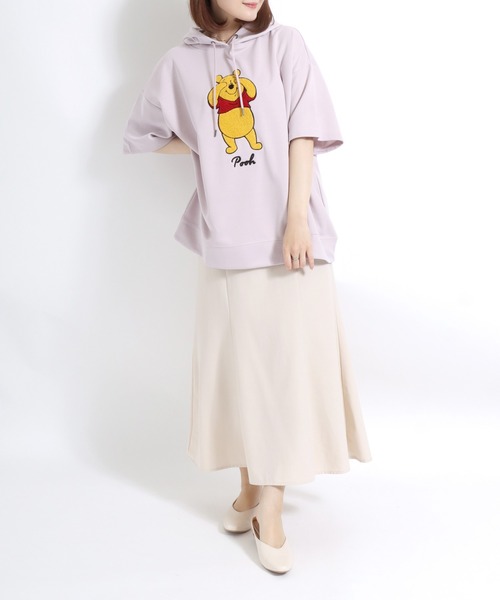 Disney(ディズニー)の「Disney(ディズニー)MICKEYミッキー・くまのプーさん キャラクターサガラ刺繍スウェットパーカー レディース/プルオーバートレーナー(パーカー・レディース・ライトグリーン/クリーム/モカ/ピンク系その他・L/M)」の22枚目の写真