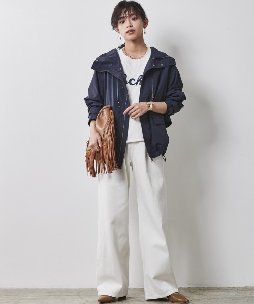 CHIC STYLE（シックスタイル）の「＜大きいサイズ＞綿100%7分袖ロゴ刺しゅうスウェット シックスタイル（スウェット・レディース・オフホワイト/ネイビー/杢グレー・5L/LL/L/3L/4L）」の16枚目の写真