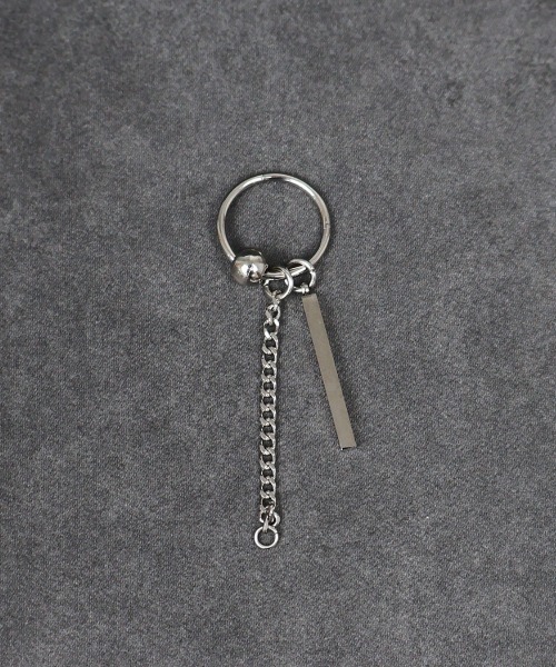 4INT.(フォイント)の「モチーフ ロングピアス(片耳用) / サージカルステンレス316L (金属アレルギー対応)(ピアス(片耳用)・メンズ・A/B・FREE)」の8枚目の写真