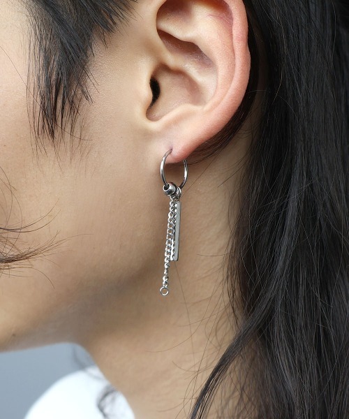 4INT.(フォイント)の「モチーフ ロングピアス(片耳用) / サージカルステンレス316L (金属アレルギー対応)(ピアス(片耳用)・メンズ・A/B・FREE)」の17枚目の写真