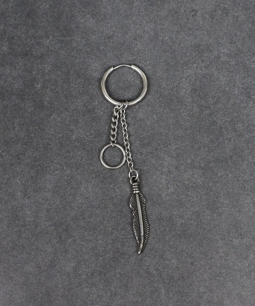 4INT.(フォイント)の「モチーフ ロングピアス(片耳用) / サージカルステンレス316L (金属アレルギー対応)(ピアス(片耳用)・メンズ・A/B・FREE)」の18枚目の写真