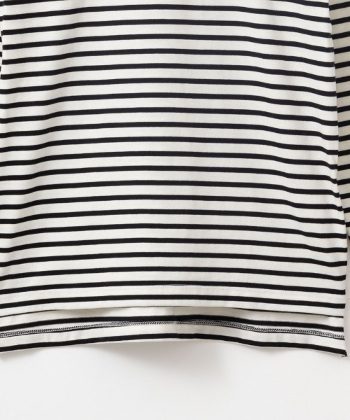 NAVY(ネイビー)の「NAVY ベーシック ボーダー長袖Tシャツ ロンT(Tシャツ/カットソー・レディース・ホワイト×ブラック/グレー×ホワイト/ベージュ系その他・L/M/S/XL)」の15枚目の写真