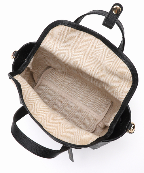 Noble（ノーブル）の「mica della valle/ミカデラヴァッレ mercato（ショルダーバッグ・レディース・ホワイト/ブラック・FREE）」の9枚目の写真