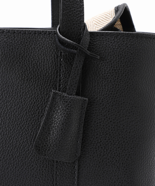 Noble（ノーブル）の「mica della valle/ミカデラヴァッレ mercato（ショルダーバッグ・レディース・ホワイト/ブラック・FREE）」の12枚目の写真