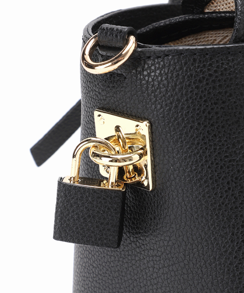 Noble（ノーブル）の「mica della valle/ミカデラヴァッレ mercato（ショルダーバッグ・レディース・ホワイト/ブラック・FREE）」の14枚目の写真