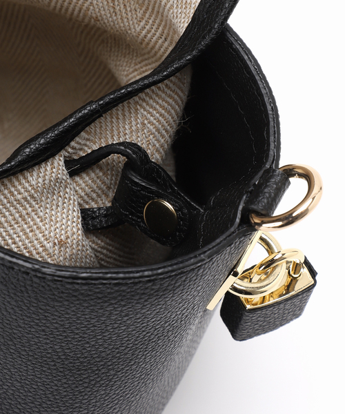 Noble（ノーブル）の「mica della valle/ミカデラヴァッレ mercato（ショルダーバッグ・レディース・ホワイト/ブラック・FREE）」の15枚目の写真