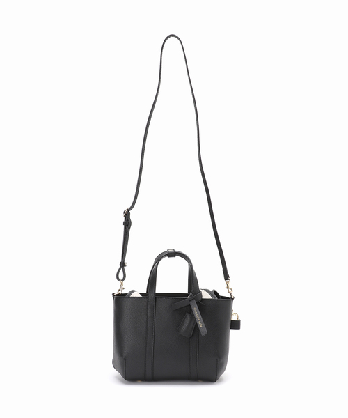 Noble（ノーブル）の「mica della valle/ミカデラヴァッレ mercato（ショルダーバッグ・レディース・ホワイト/ブラック・FREE）」の19枚目の写真