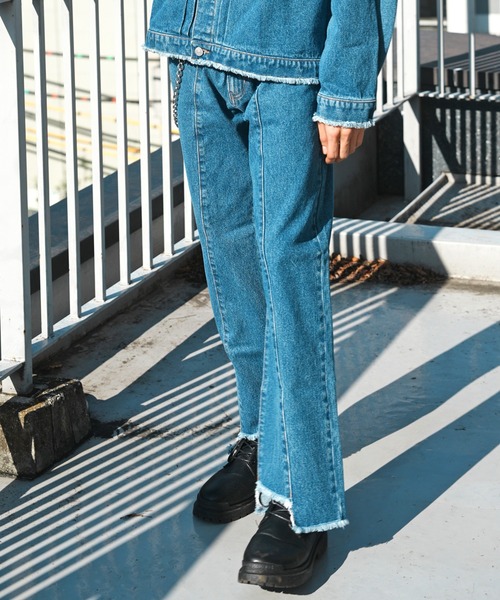 JACKROSE(ジャックローズ)の「JE-FRINGE DENIM PANTS(デニムパンツ・メンズ・ブラック/インディゴブルー・M/L)」の18枚目の写真