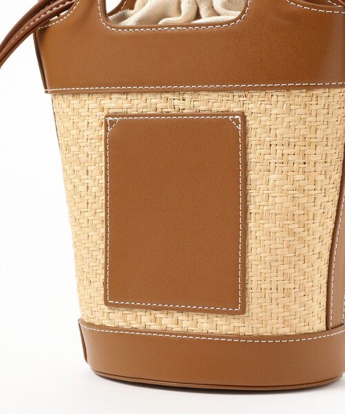 Demi-Luxe BEAMS（デミルクス ビームス）の「Demi-Luxe BEAMS / コンビ かごバッグ（かごバッグ・レディース・ブラウン/ブラック・ONE SIZE）」の14枚目の写真