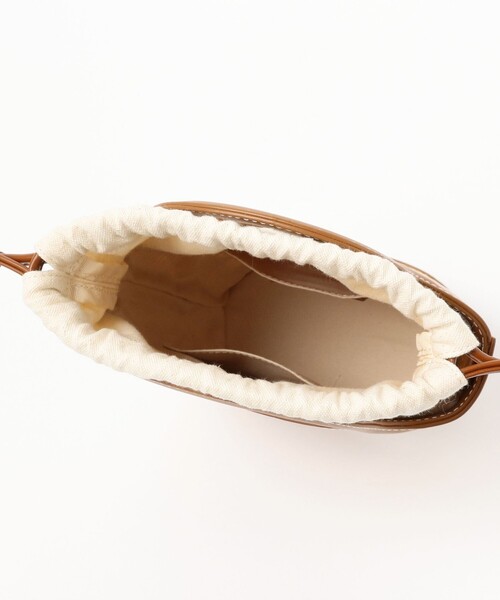 Demi-Luxe BEAMS（デミルクス ビームス）の「Demi-Luxe BEAMS / コンビ かごバッグ（かごバッグ・レディース・ブラウン/ブラック・ONE SIZE）」の7枚目の写真