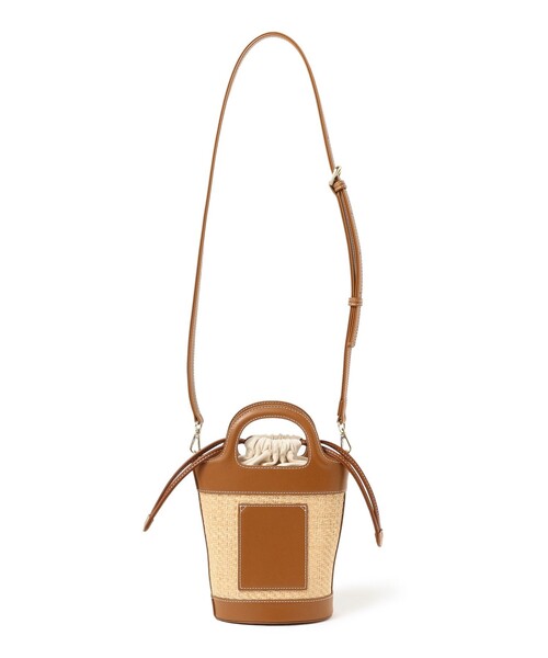 Demi-Luxe BEAMS（デミルクス ビームス）の「Demi-Luxe BEAMS / コンビ かごバッグ（かごバッグ・レディース・ブラウン/ブラック・ONE SIZE）」の8枚目の写真