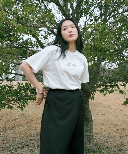 select MOCA(セレクトモカ)の「ラップワイドパンツ(スラックス・レディース・カーキ/グレイッシュベージュ/ブラック・MEDIUM/SMALL)」の14枚目の写真