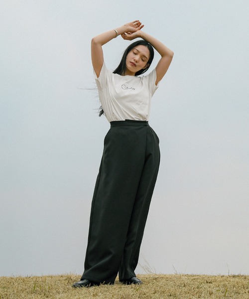 select MOCA（セレクトモカ）の「ラップワイドパンツ（スラックス
