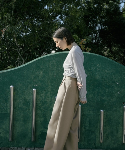 select MOCA（セレクトモカ）の「ラップワイドパンツ（スラックス