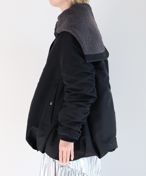 cepo（セポ）の「ソデギャザーバルーンボアブルゾン（ブルゾン・レディース・オリーブ/ブラック・M）」の22枚目の写真