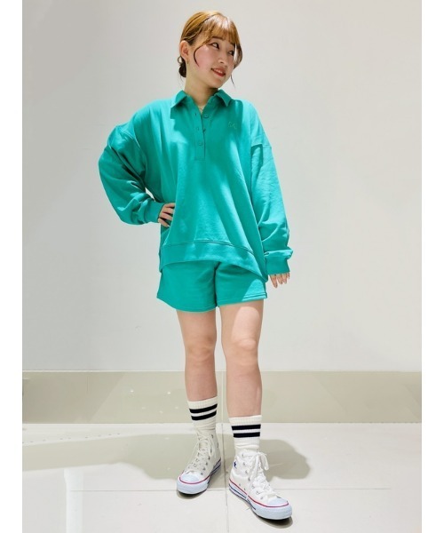 GAP(ギャップ)の「Gapロゴ フリースショートパンツ(その他パンツ・レディース・ネイビー/ピンク/グリーン・XXS/XS/S/L/M)」の11枚目の写真