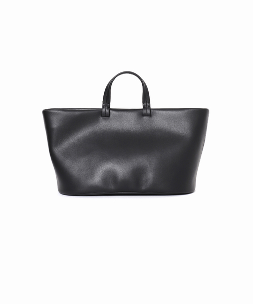 【nonobu】SCUE スキュートートバッグ ブラック SCUE/スキュー】Short handle tote バッグ (Large)（トート