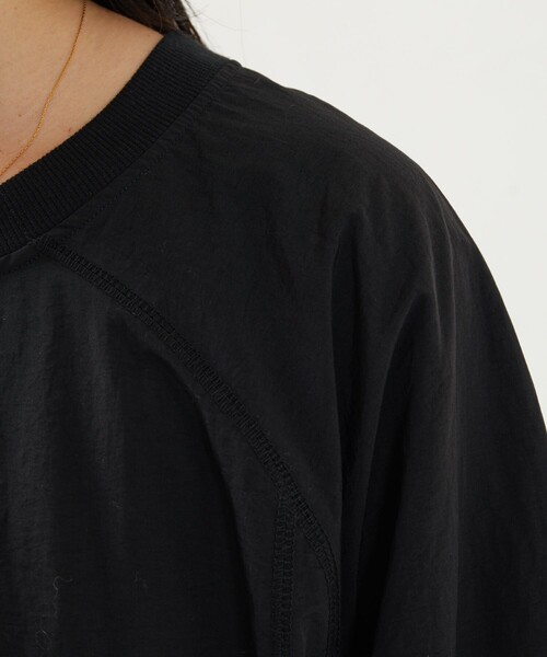 FREAK'S STORE（フリークスストア）の「限定展開　パネル ステッチデザイン ナイロンワンピース（ワンピース・レディース・ナチュラル/ブラック/オリーブ/サックスブルー・SMALL/MEDIUM）」の18枚目の写真