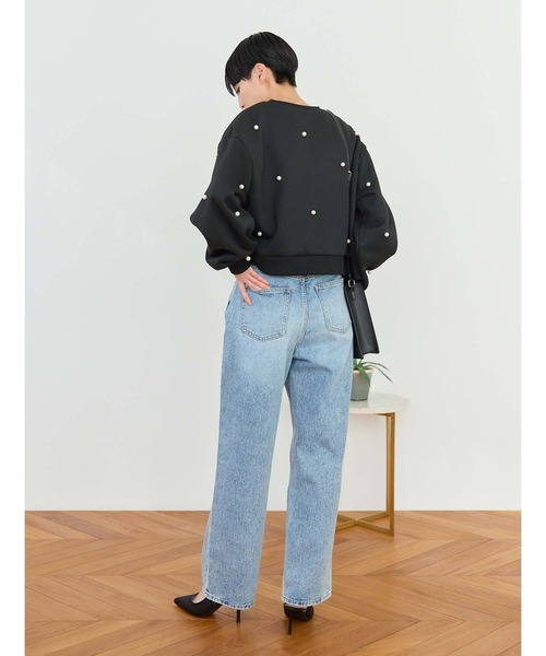 Edit Sheen（エディットシーン）の「裏起毛パールスウェット（スウェット・レディース・ブラック/グレー・M）」の15枚目の写真