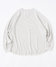 417 EDIFICE | 〇メランジ ワッフル カットソー(Tシャツ/カットソー)