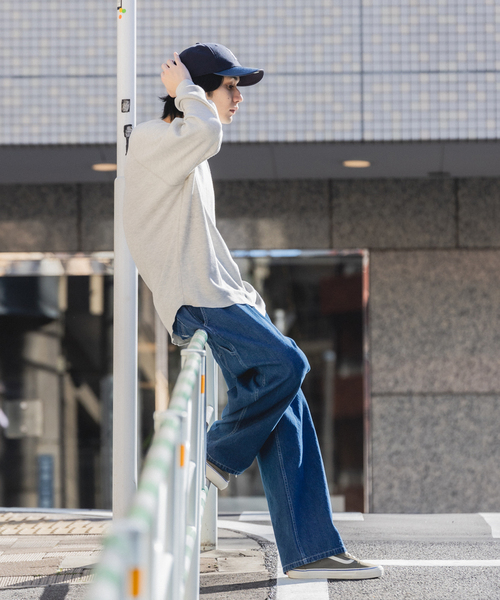 417 EDIFICE（フォーワンセブンエディフィス）の「メランジ ワッフル カットソー（Tシャツ/カットソー・メンズ・ホワイト/ベージュ/チャコールグレー・SMALL/MEDIUM/LARGE）」の16枚目の写真