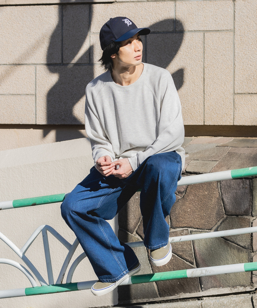 417 EDIFICE（フォーワンセブンエディフィス）の「メランジ ワッフル カットソー（Tシャツ/カットソー・メンズ・ホワイト/ベージュ/チャコールグレー・SMALL/MEDIUM/LARGE）」の9枚目の写真