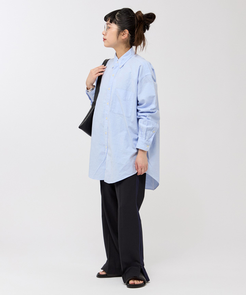 FREEMANS SPORTING CLUB（フリーマンズ スポーティング クラブ）の「【FREEMANS SPORTING CLUB】OX BD CHRYSTIE SHIRTS（シャツ/ブラウス・レディース・スカイブルー・FREE）」の2枚目の写真