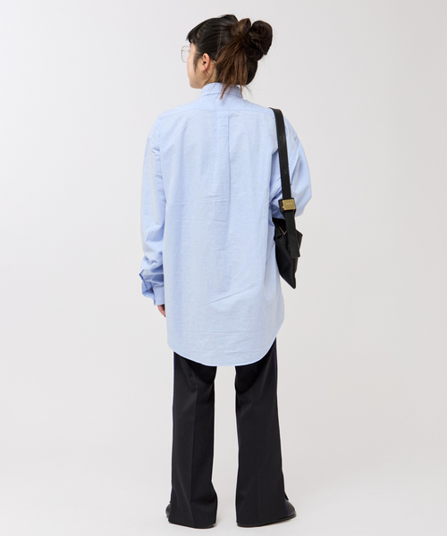 FREEMANS SPORTING CLUB（フリーマンズ スポーティング クラブ）の「【FREEMANS SPORTING CLUB】OX BD CHRYSTIE SHIRTS（シャツ/ブラウス・レディース・スカイブルー・FREE）」の4枚目の写真