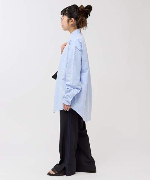 FREEMANS SPORTING CLUB（フリーマンズ スポーティング クラブ）の「【FREEMANS SPORTING CLUB】OX BD CHRYSTIE SHIRTS（シャツ/ブラウス・レディース・スカイブルー・FREE）」の5枚目の写真