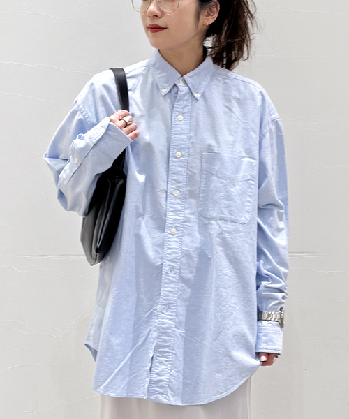 FREEMANS SPORTING CLUB（フリーマンズ スポーティング クラブ）の「【FREEMANS SPORTING CLUB】OX BD CHRYSTIE SHIRTS（シャツ/ブラウス・レディース・スカイブルー・FREE）」の6枚目の写真