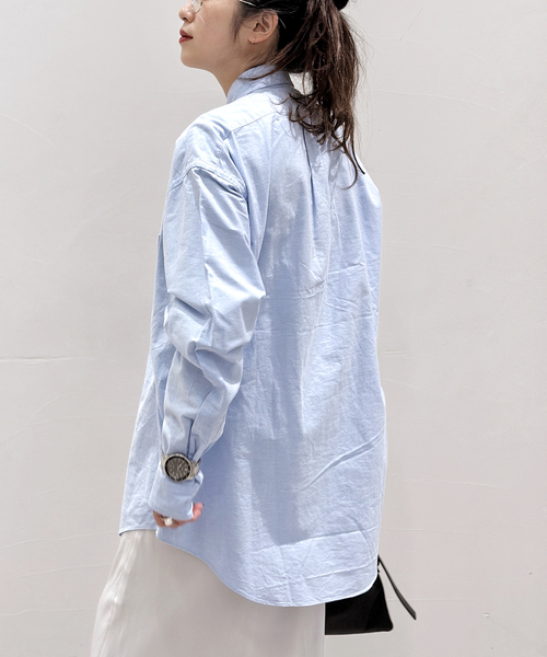 FREEMANS SPORTING CLUB（フリーマンズ スポーティング クラブ）の「【FREEMANS SPORTING CLUB】OX BD CHRYSTIE SHIRTS（シャツ/ブラウス・レディース・スカイブルー・FREE）」の7枚目の写真