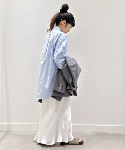 FREEMANS SPORTING CLUB（フリーマンズ スポーティング クラブ）の「【FREEMANS SPORTING CLUB】OX BD CHRYSTIE SHIRTS（シャツ/ブラウス・レディース・スカイブルー・FREE）」の9枚目の写真