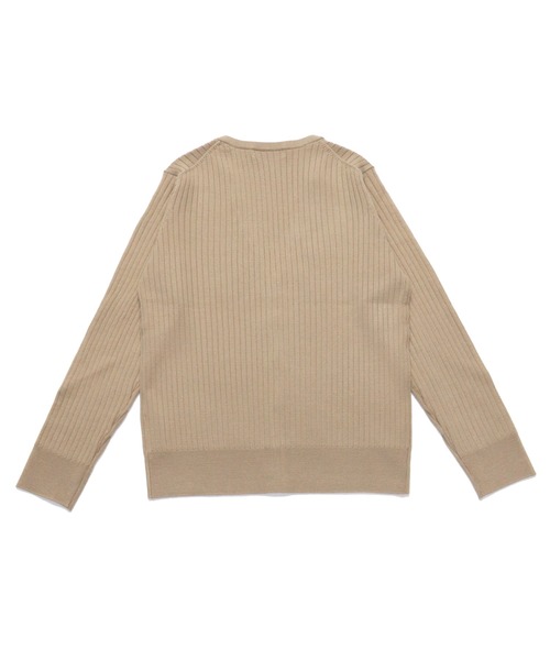 TOKYO SHIRTS（トウキョウシャツ）の「リブVネックニットカーディガン（カーディガン/ボレロ・レディース・ベビーピンク/ミント/モカ・M/L）」の4枚目の写真