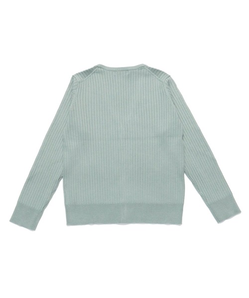 TOKYO SHIRTS（トウキョウシャツ）の「リブVネックニットカーディガン（カーディガン/ボレロ・レディース・ベビーピンク/ミント/モカ・M/L）」の7枚目の写真