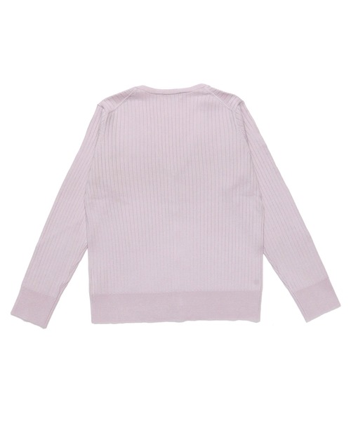 TOKYO SHIRTS（トウキョウシャツ）の「リブVネックニットカーディガン（カーディガン/ボレロ・レディース・ベビーピンク/ミント/モカ・M/L）」の10枚目の写真