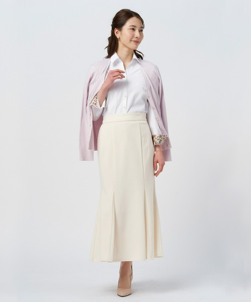 TOKYO SHIRTS（トウキョウシャツ）の「リブVネックニットカーディガン（カーディガン/ボレロ・レディース・ベビーピンク/ミント/モカ・M/L）」の14枚目の写真