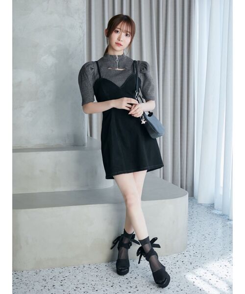 EATME（イートミー）の「BACKリボンサンダル（サンダル・レディース・ブラック/ブルー・S/M/L）」の11枚目の写真