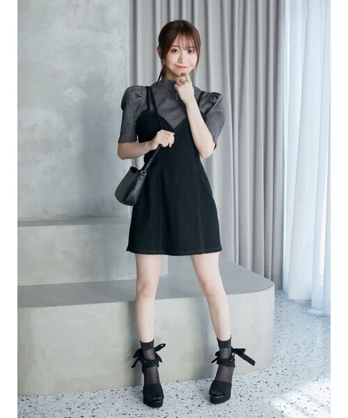 EATME（イートミー）の「BACKリボンサンダル（サンダル・レディース・ブラック/ブルー・S/M/L）」の12枚目の写真