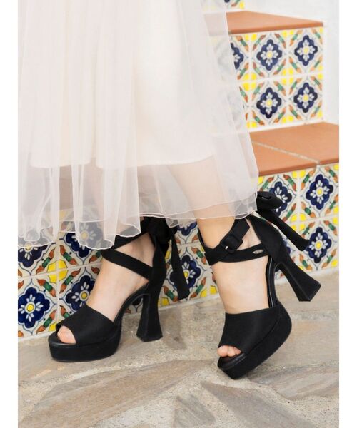 EATME（イートミー）の「BACKリボンサンダル（サンダル・レディース・ブラック/ブルー・S/M/L）」の15枚目の写真