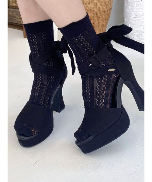 EATME（イートミー）の「BACKリボンサンダル（サンダル・レディース・ブラック/ブルー・S/M/L）」の20枚目の写真