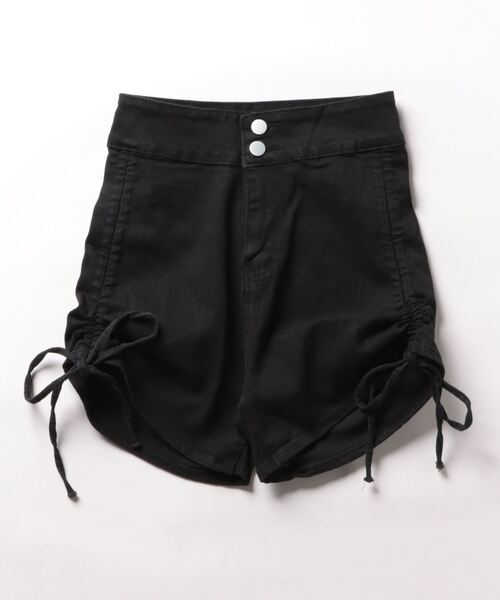 Mayree（メイリー）の「【Mayree】リボンハイウエストデニムショートパンツ（デニムパンツ・レディース・ブルー/ブラック・SMALL/MEDIUM/LARGE/X-LARGE）」の6枚目の写真