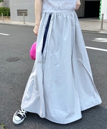 Birthday room | サイドラインナイロンフレアスカート(スカート)