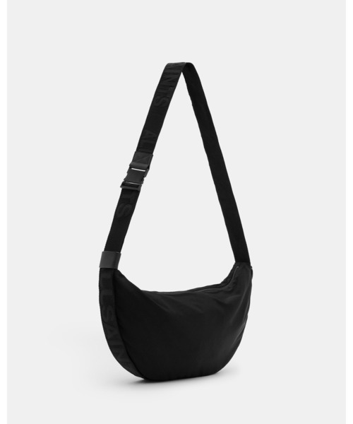 ALLSAINTS（オールセインツ）の「KOY RECYCLED CROSSBODY SLING BAG | KOY リサイクル クロスボディ スリング バッグ（ショルダーバッグ・メンズ・ブラック・ONE SIZE）」の9枚目の写真