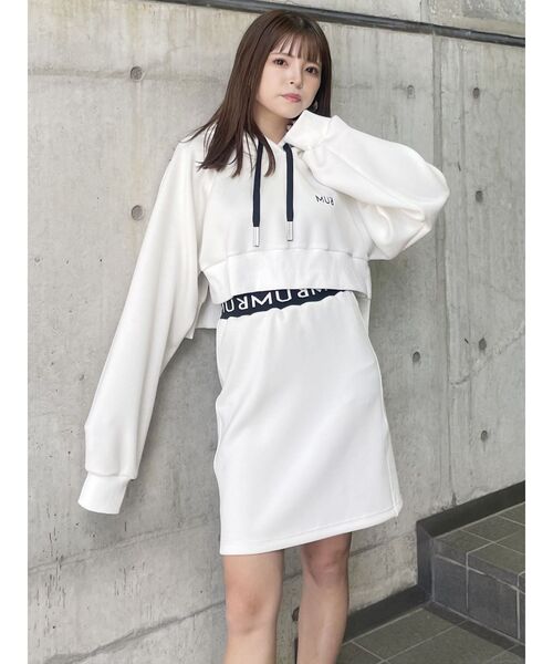 セール】スポンジングロゴミニスカート（スカート）｜MURUA（ムルーア