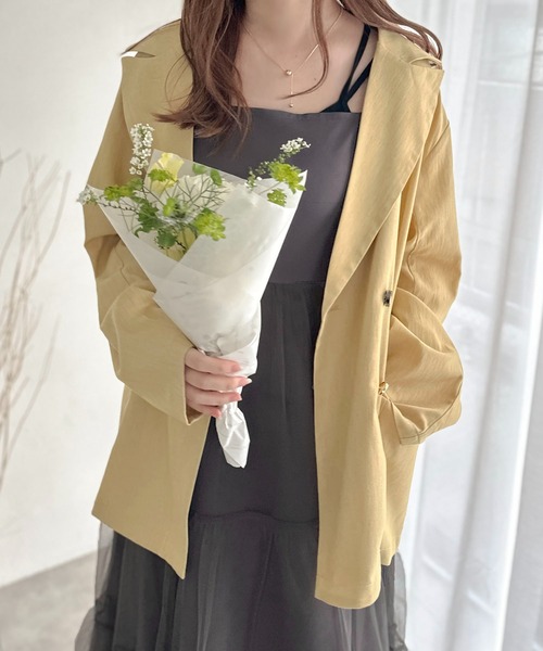 apres jour clair(アプレジュールクレア)の「【apres jour clair】チュールティアードキャミワンピース【ZOZOTOWN限定アイテム】(ワンピース・レディース・ブラック/ライトベージュ/チャコールグレー・X-LARGE/フリー)」の19枚目の写真