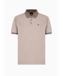 EMPORIO ARMANI（エンポリオアルマーニ）の「【エンポリオ アルマーニ】ポロシャツ シルケットピケ マイクロイーグル刺繍（ポロシャツ・メンズ）」