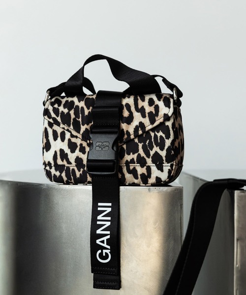 GANNI（ガニー）の「GANNI RecycledTech Satchel Leo（ショルダー 