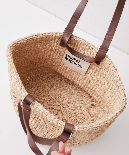 Bucket Baggage ハンド&ショルダーバスケットカゴバッグ