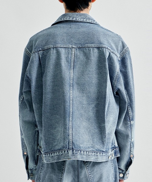TANAKA デニムジャケット デニムブルー TANAKA/タナカ】NEW CLASSIC JEAN JACKET BLEACH BLUE/ニュー